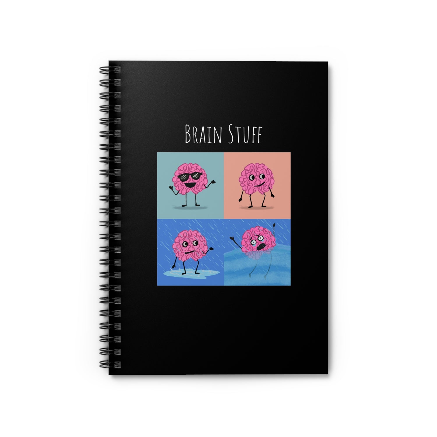 Brainy Spiral Notebook - Ruled Line