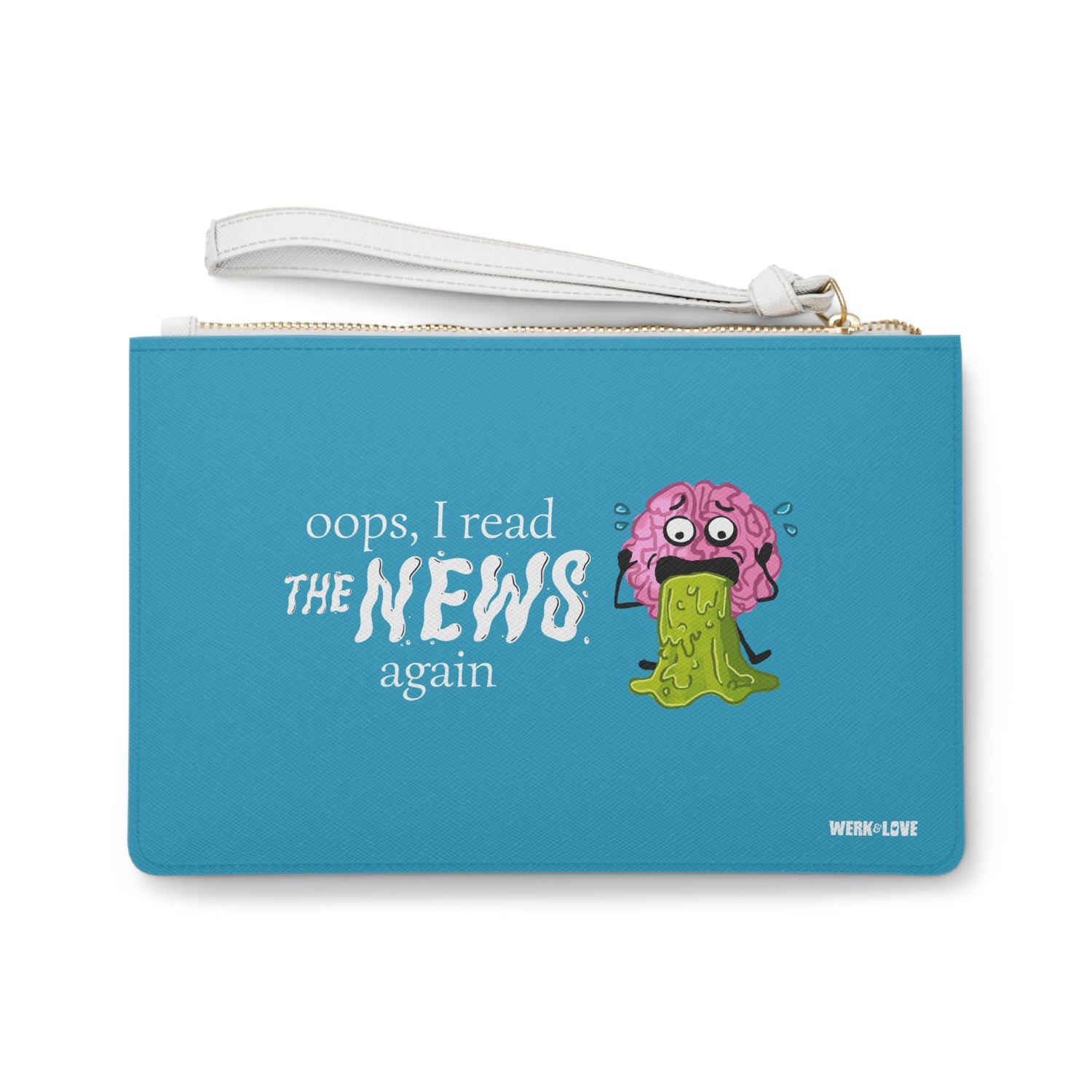 Oops, I Read the News Again Clutch Bag