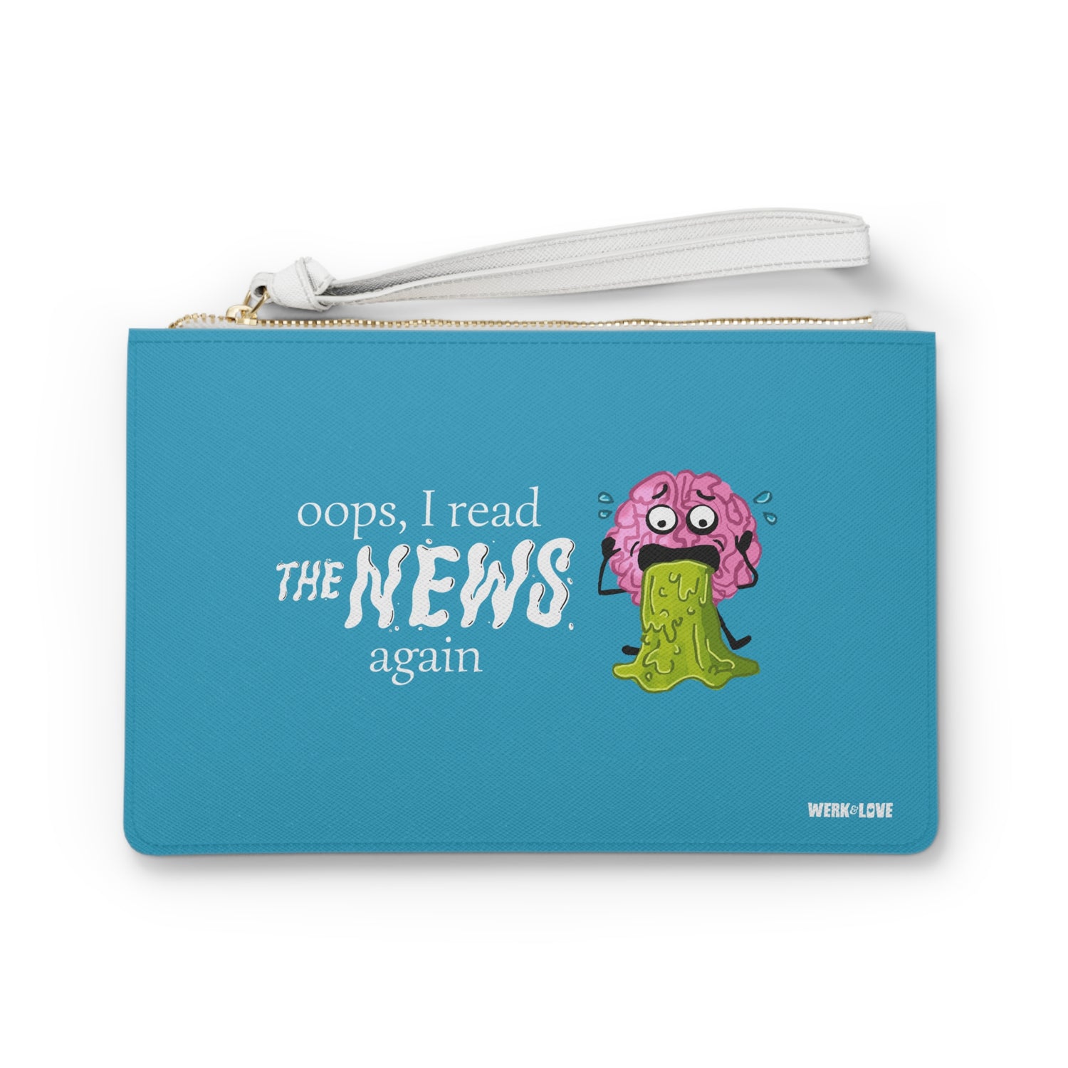 Oops, I Read the News Again Clutch Bag
